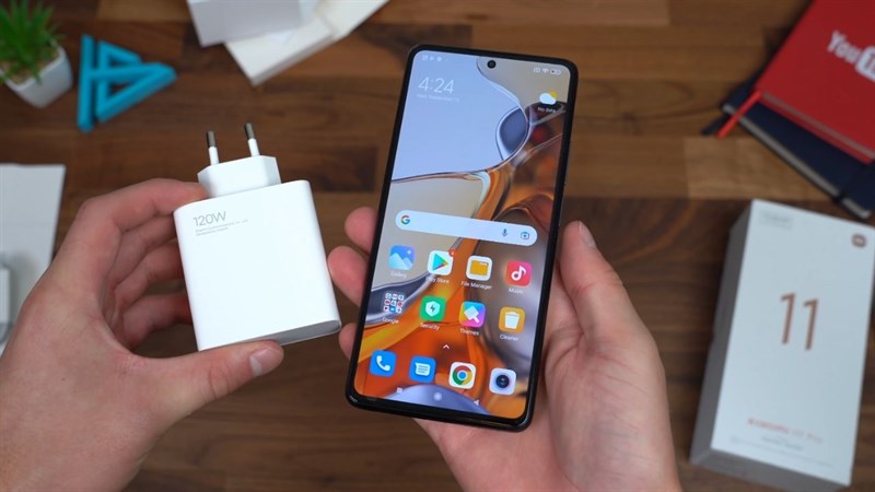 Xiaomi 11T Pro sở hữu viên pin dung lượng 5.000 mAh. Xiaomi 11T Pro sở hữu viên pin dung lượng 5.000 mAh.
