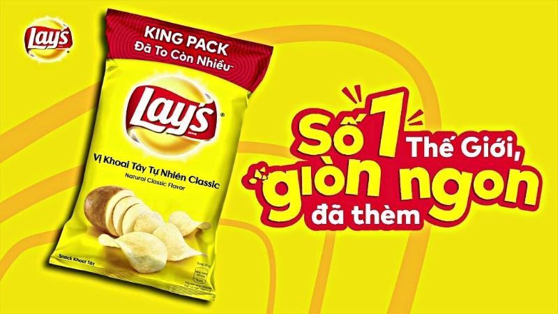 Snack khoai tây vị tự nhiên Classic Lay's