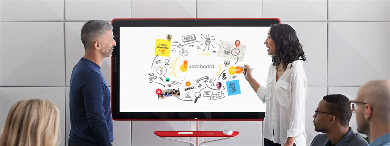 Để sử dụng bảng trắng trên Google Meet, bạn phải mở tính năng Google Jamboard