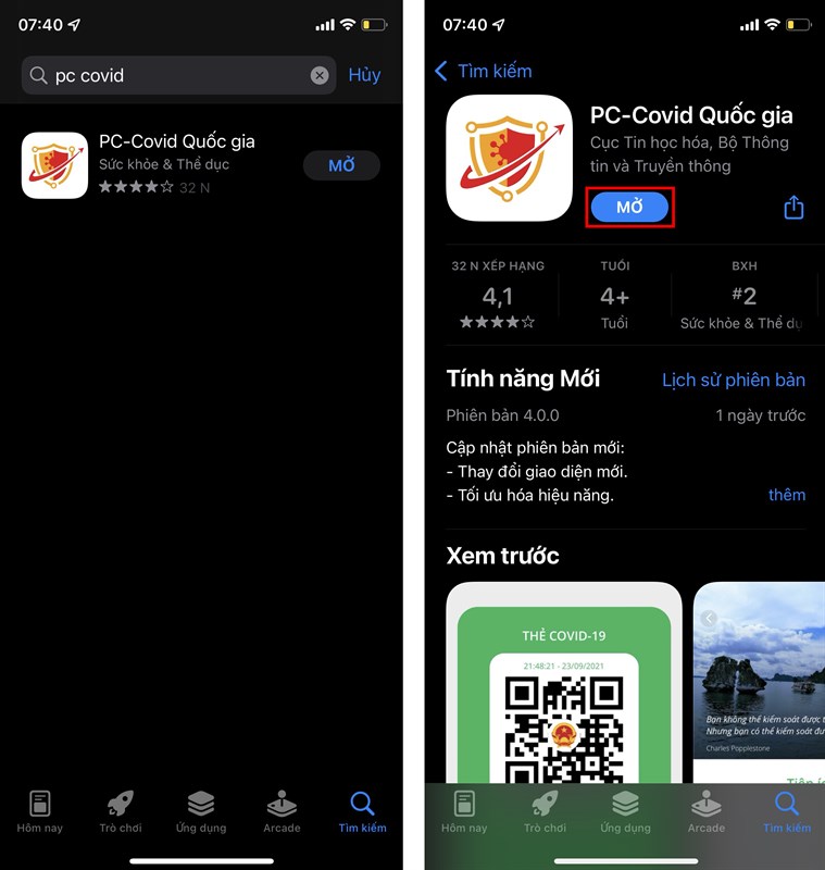 Cách tải PC Covid trên iPhone Cách tải PC Covid trên iPhone