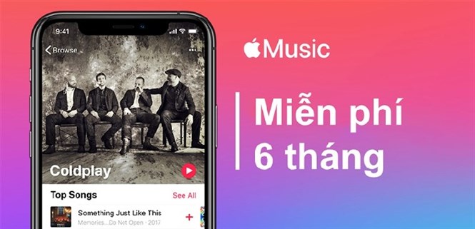 Apple Music miễn phí 6 tháng sử dụng - Nhanh tay đăng kí ngay!