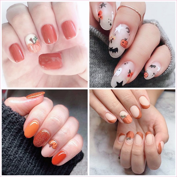 KellyPang Blog  Vẽ 3 mẫu nail cực đẹp cho Halloween