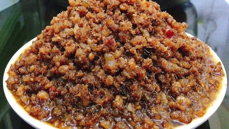 How to make delicious shrimp paste with meat at home, with the taste of Hang Be