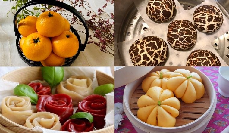 Học ngay cách tạo hình bánh bao chay hình trái cây, rau củ đẹp mắt