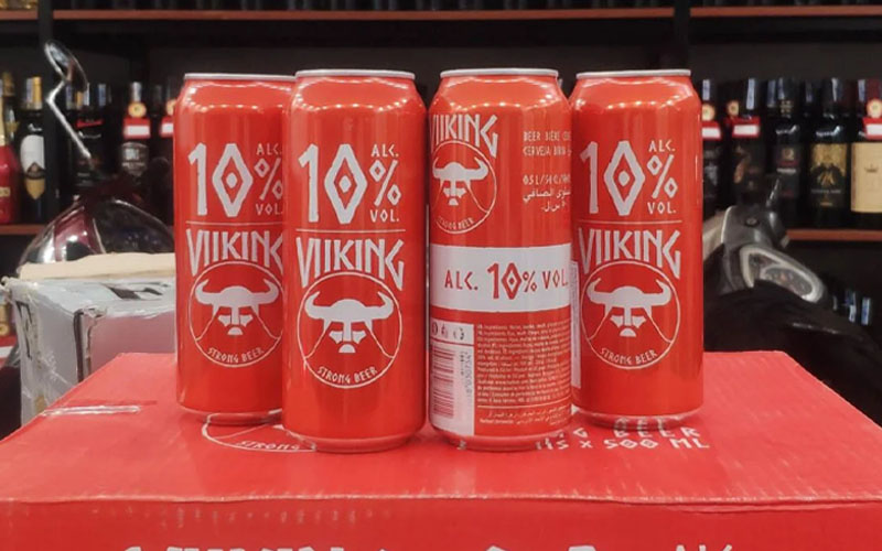 Bia Viiking Strong bia 10%