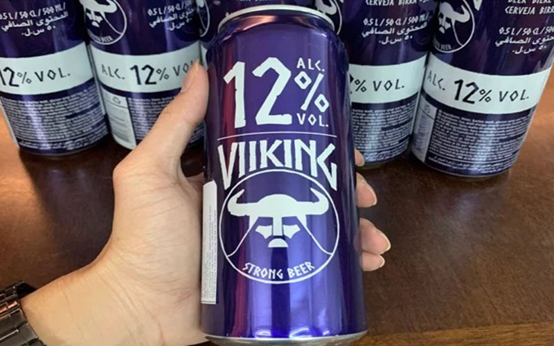 Bia Viiking Extra Strong Beer 12%