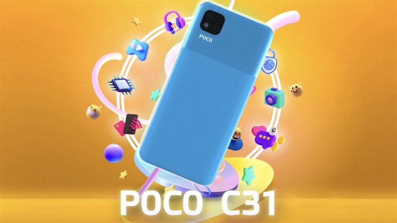 POCO C31 ra mắt với MediaTek Helio G35