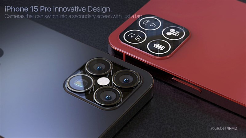 Video render iPhone 15 Pro tiết lộ: Màn hình 240Hz, camera 64MP và...