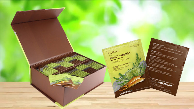 Trà Atiso thảo mộc Lado Herbal