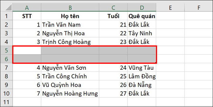 Kiểm tra kết quả