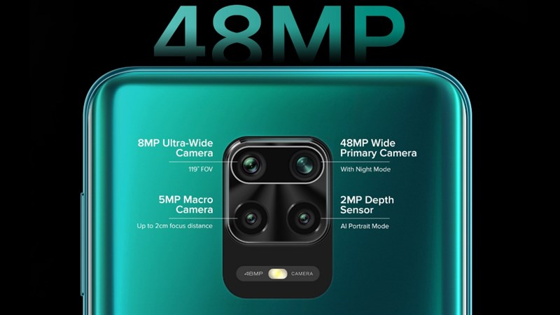 Cấu trúc camera sau của Redmi Note 10 Lite