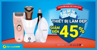 Thiết bị làm đẹp giảm SỐC đến 45%, giá chỉ từ 99K mua ngay kẻo lỡ