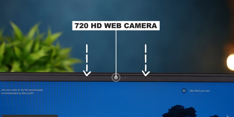 Phần viền phía trên của màn hình HP Victus 16 là nơi chưa webcam và mic thu âm. Nguồn: Tech Unboxing. Phần viền phía trên của màn hình HP Victus 16 là nơi chưa webcam và mic thu âm. Nguồn: Tech Unboxing.