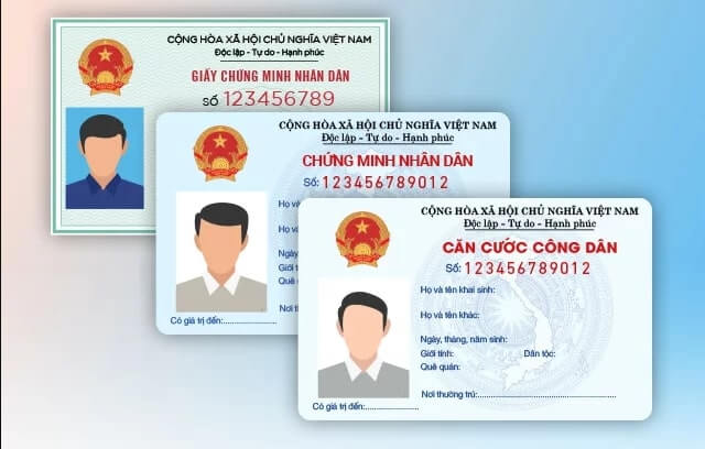 Chứng minh nhân dân hoặc căn cước công dân