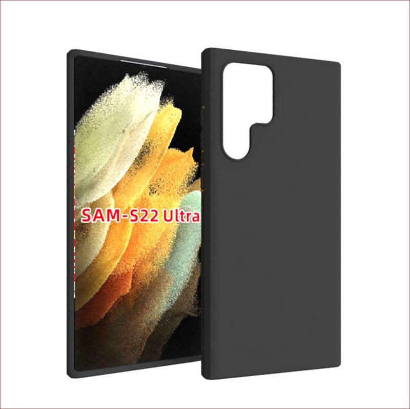 Ảnh render ốp lưng của Galaxy S22 Ultra Ảnh render ốp lưng của Galaxy S22 Ultra