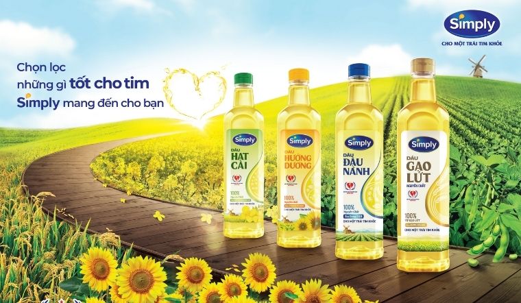 Dầu ăn Simply có bao nhiêu loại? Công dụng và cách sử dụng của từng loại