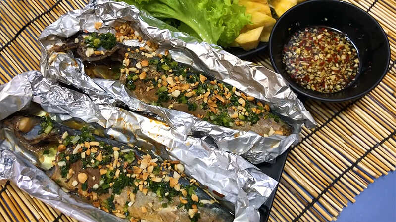 Học ngay cách làm món cá saba nướng mỡ hành đơn giản dễ làm tại nhà