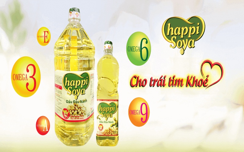 Dầu đậu nành Happy Soya là sản phẩm của Công ty cổ phần thực phẩm An Long Dầu đậu nành Happy Soya là sản phẩm của Công ty cổ phần thực phẩm An Long