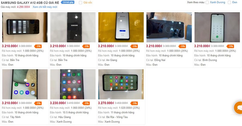 Điện thoại cũ 3 triệu