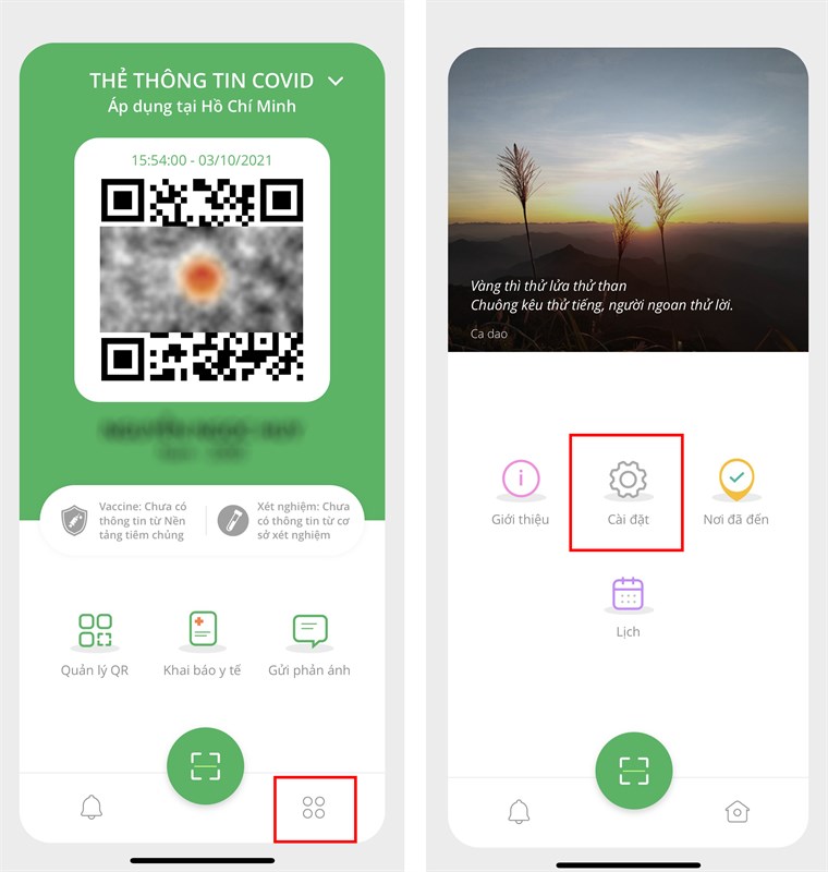 Cách ẩn thông tin cá nhân mã QR PC Covid