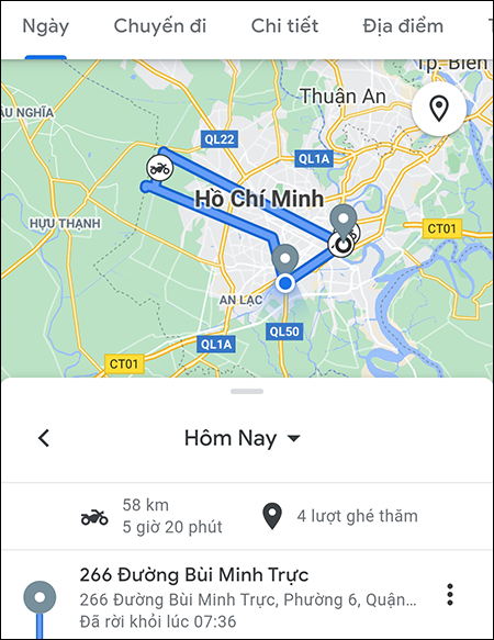 nhấn chọn Vị trí đang tắt để kích hoạt 