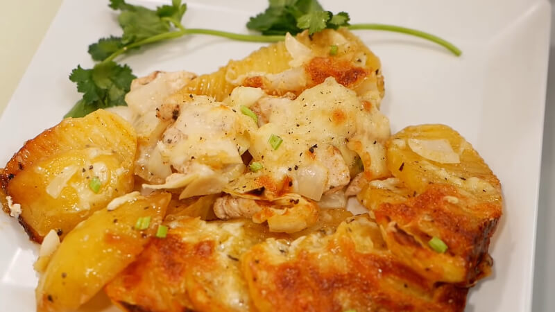 How to make baked potato chicken breast, kids or adults all love it