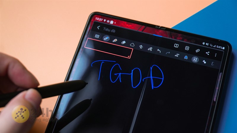 Trải nghiệm dùng bút S Pen dành riêng cho Samsung Galaxy Z Fold3 thật sự khác biệt.