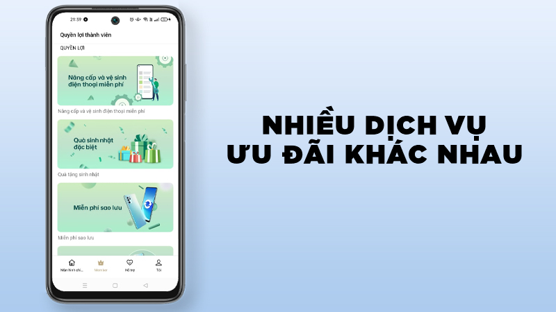 Nhận được nhiều dịch vụ ưu đãi khác cho điện thoại của bạn