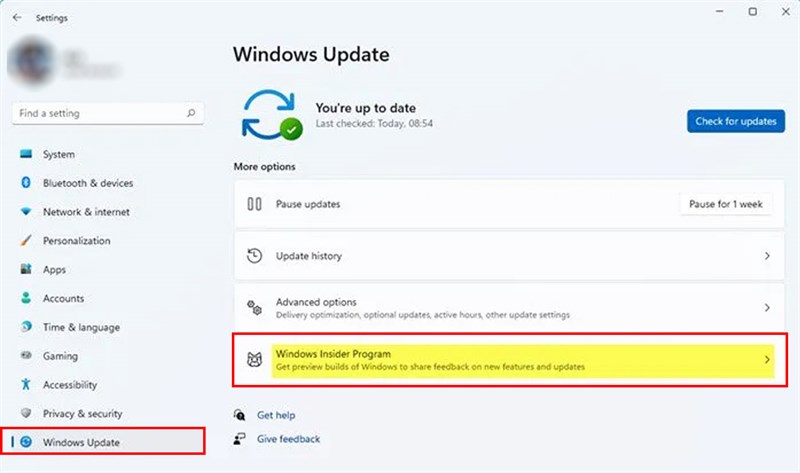 Cách cập nhật Windows 11 chính thức