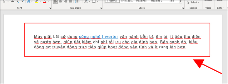 Vậy là bạn đã điều chỉnh khoảng cách các chữ thành công rồi.