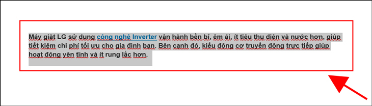 Ctrl+B: Dùng để in đậm văn bản.