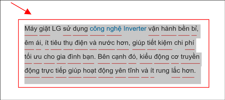 Ctrl + Shift + >: Dùng để tăng kích cỡ văn bản.