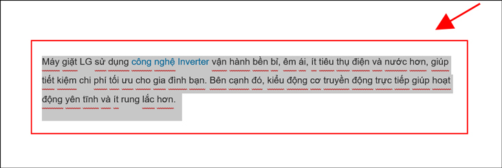 Đầu tiên, bạn hãy mở file Word muốn định dạng và bôi đen văn bản.