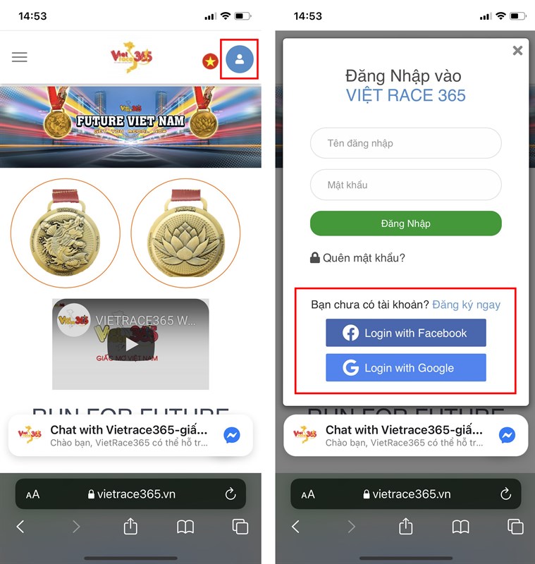 Cách đăng ký Run For Future 2021