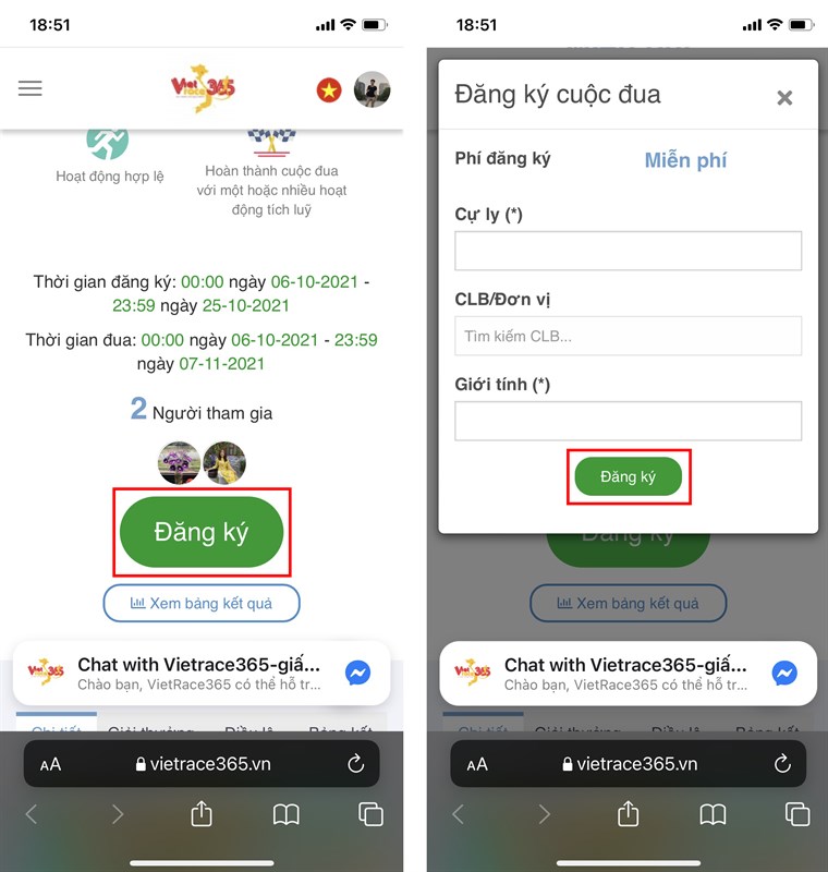 Cách đăng ký Run For Future 2021