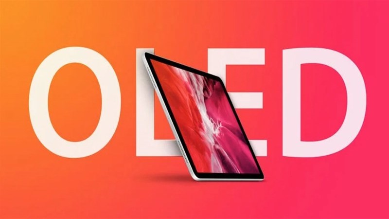 Hình minh họa iPad Pro sử dụng màn hình OLED trong tương lai