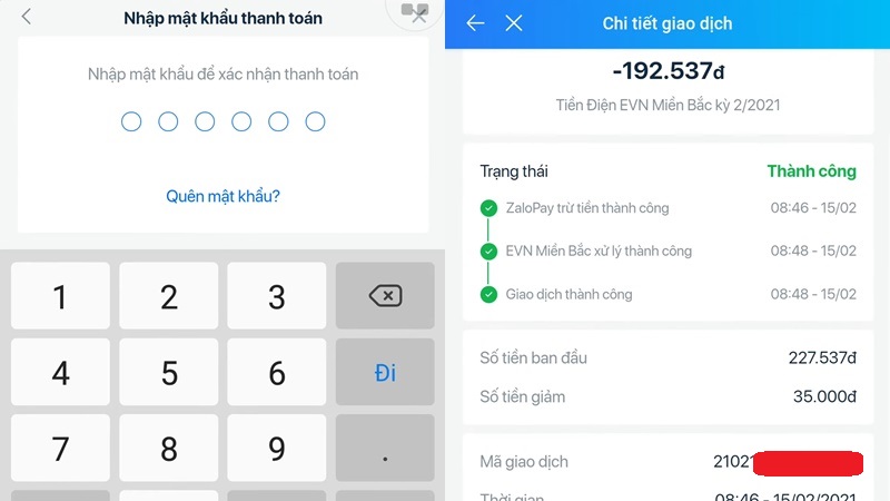 Cách thanh toán tiền điện, nước qua Zalopay trên điện thoại