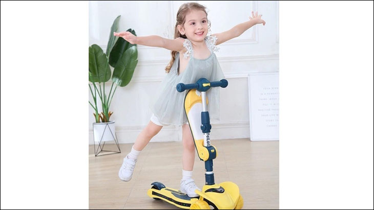 Chi tiết cách sử dụng xe trượt Scooter an toàn cho bé > Học giữ cân bằng trước khi tập đi