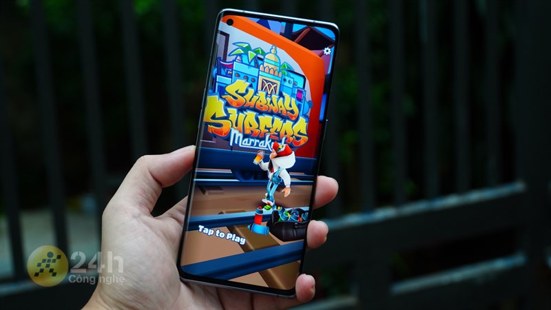 Đối với những tựa game nhẹ nhàng, hay siêu năng OPPO Reno6 Pro 5G đều xử lý mượt mà Đối với những tựa game nhẹ nhàng, hay siêu năng OPPO Reno6 Pro 5G đều xử lý mượt mà