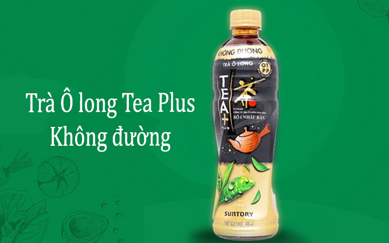 Trà ô long Tea Plus không đường