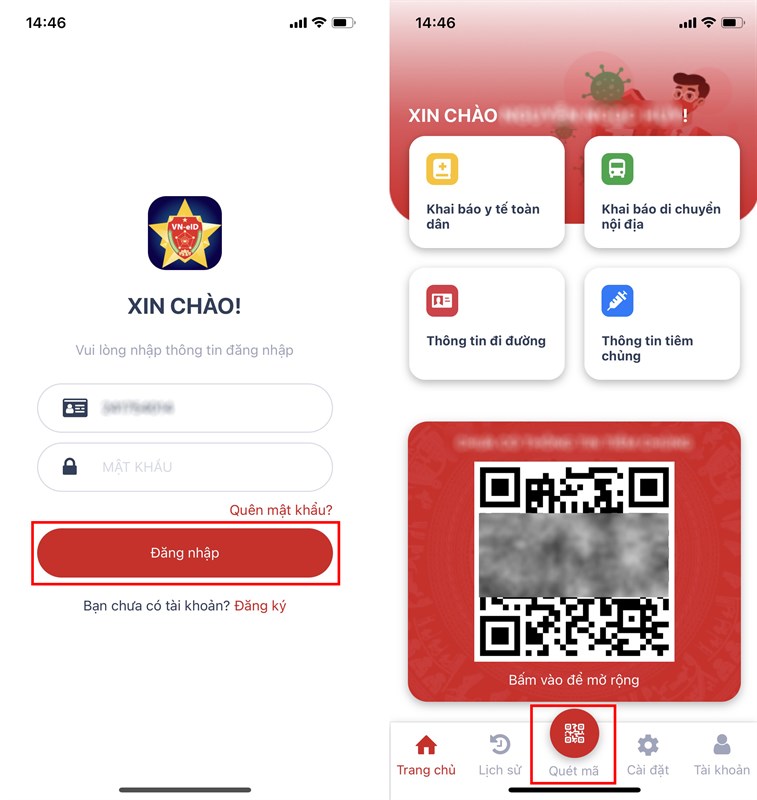 Cách tra cứu giấy đi đường trên thẻ CCCD