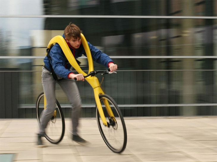 Xe đạp không yên, không pedal Fliz