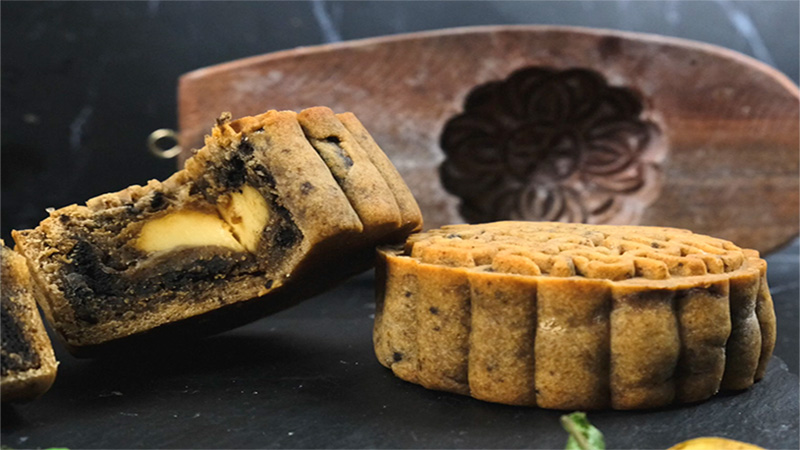 Thành phẩm món bánh trung thu Oreo cheese