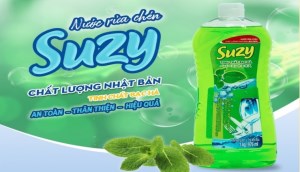 Tìm hiểu công dụng và thành phần của nước rửa chén Suzy