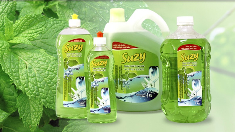 Nước rửa chén Suzy bạc hà