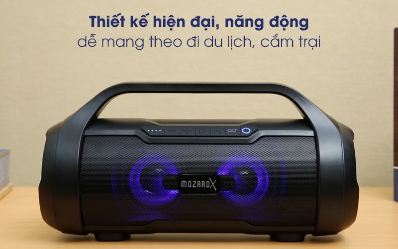 Loa Bluetooth MozardX BM01 đen