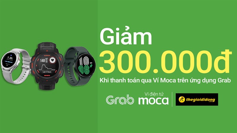 Bí kíp mua smartwatch Samsung và Garmin tiết kiệm 300K bằng Ví Moca