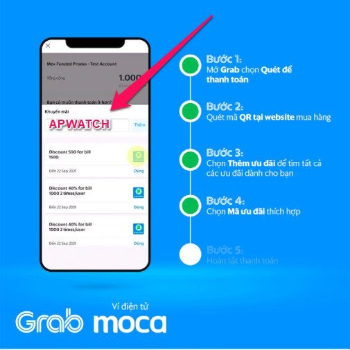 Nhập mã APWATCH để được hưởng ưu đãi
