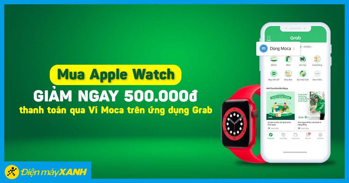 Thanh toán qua Ví Moca trên ứng dụng Grab