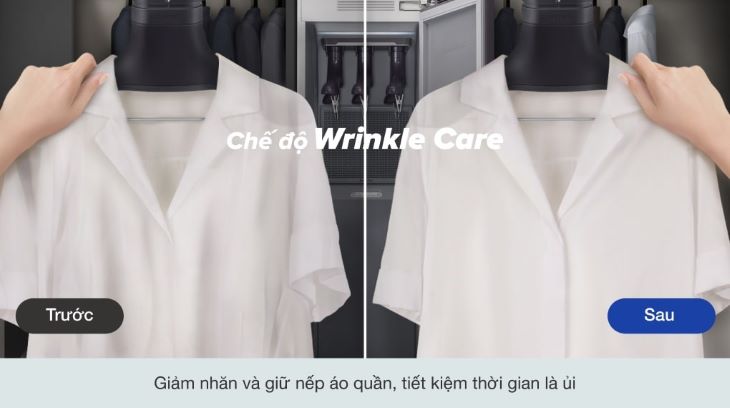 Chế độ Wrinkle care giảm nhăn nhiệu quả